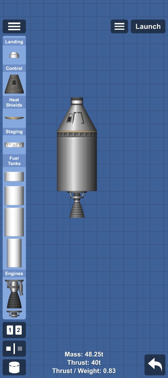 Apollo csm for Spaceflight Simulator