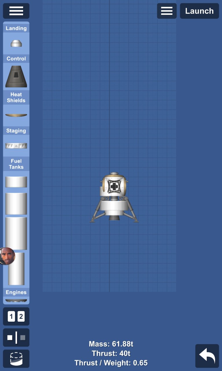 Apollo Eagle Lander Spaceflight Simulator