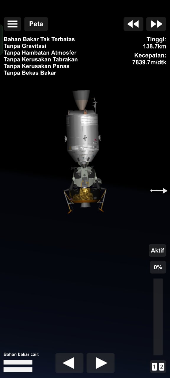 Apollo Saturn v (blueprint) Spaceflight Simulator