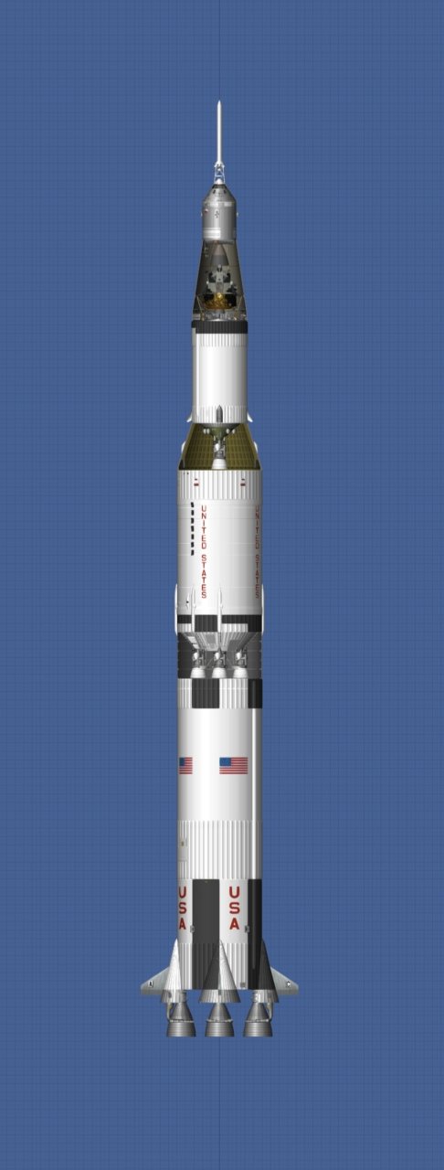 Apollo Saturn V🌕🚀 Spaceflight Simulator