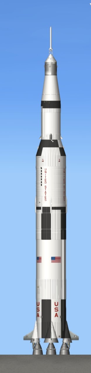 Apollo Saturn V🌕🚀 Spaceflight Simulator