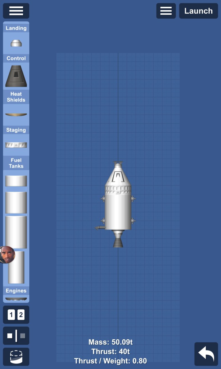 Apollo spacecraft Spaceflight Simulator