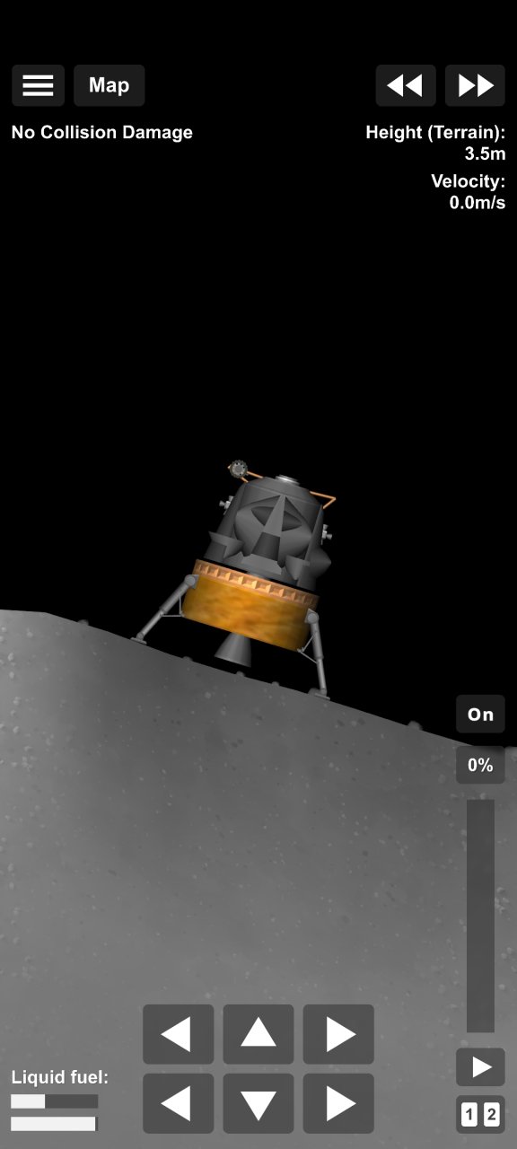 Apollo spacecraft+ moon lander Spaceflight Simulator