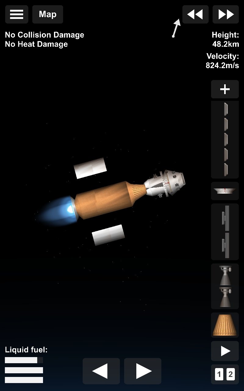 Ares 1 W/ orion Spaceflight Simulator