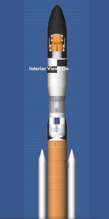 ARES V Blueprint for Spaceflight Simulator / SFS BP