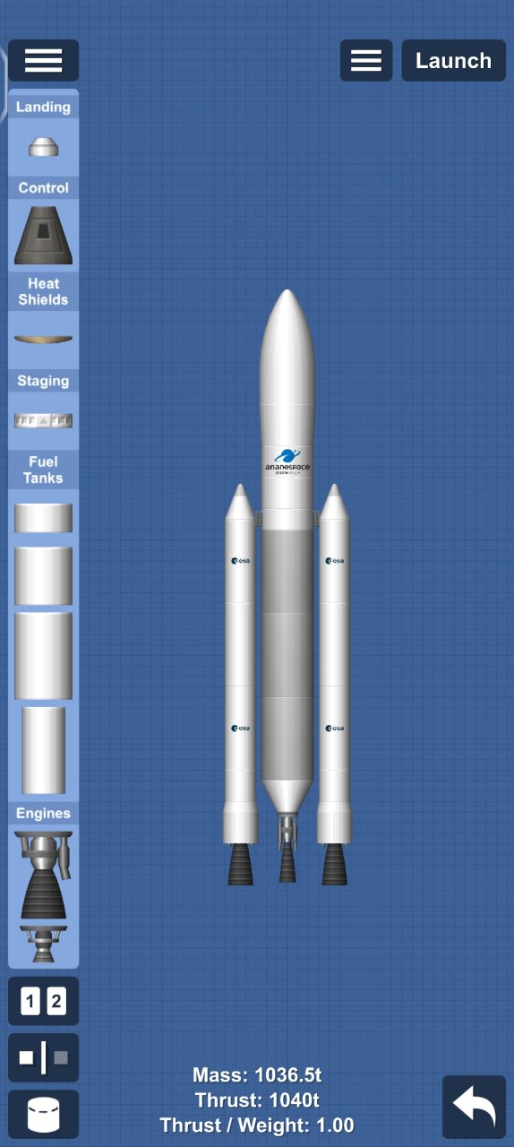 Ariane 5 (need supertextures) Spaceflight Simulator