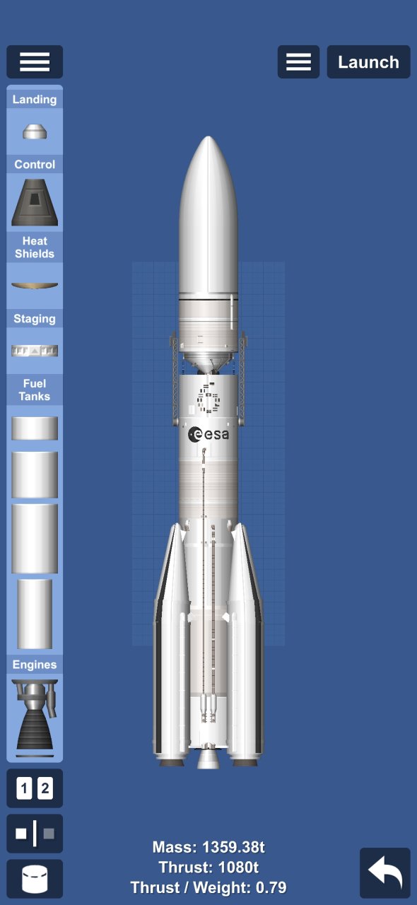 Ariane 6 Spaceflight Simulator