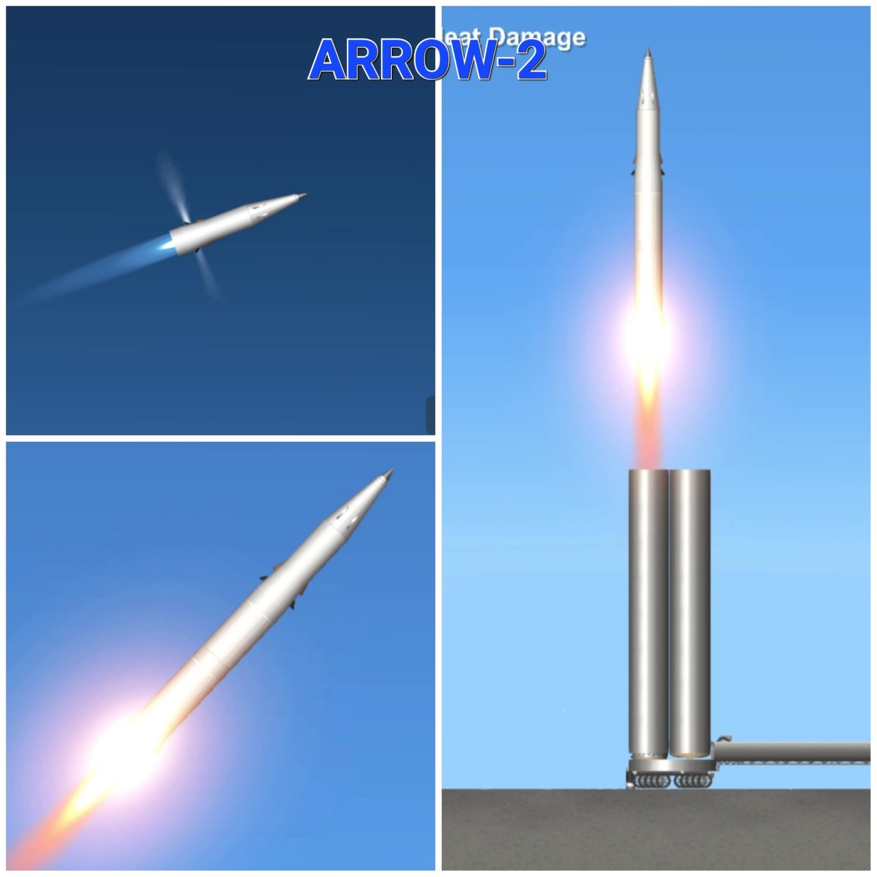 ARROW-2 and ARROW-3 Missiles Spaceflight Simulator