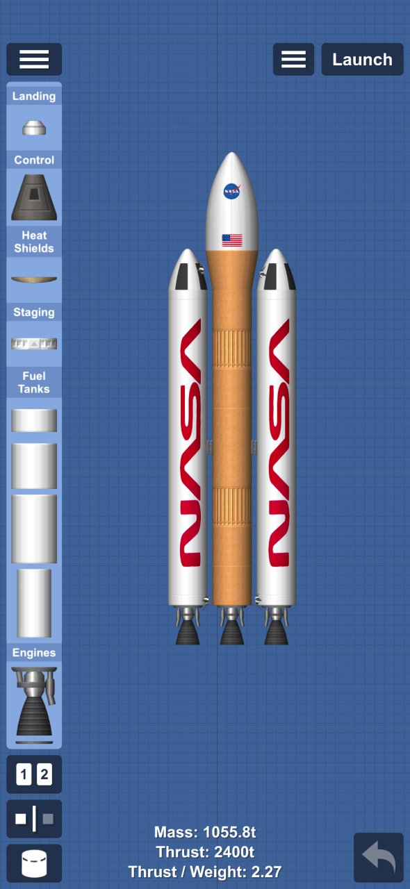 Artemis 2 SLS Spaceflight Simulator