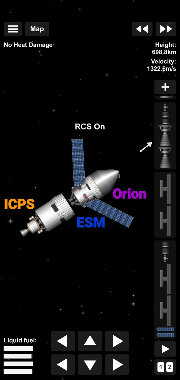 Artemis 2 w/ ICPS Mission Spaceflight Simulator