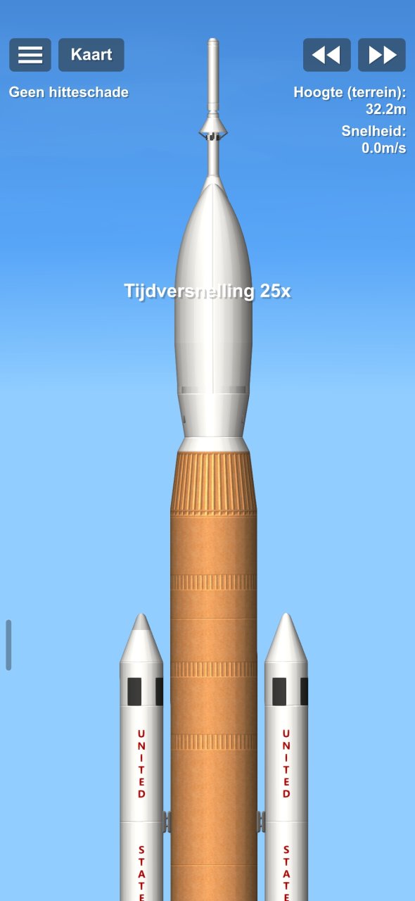 Artemis 2 whit orion by me for Spaceflight Simulator