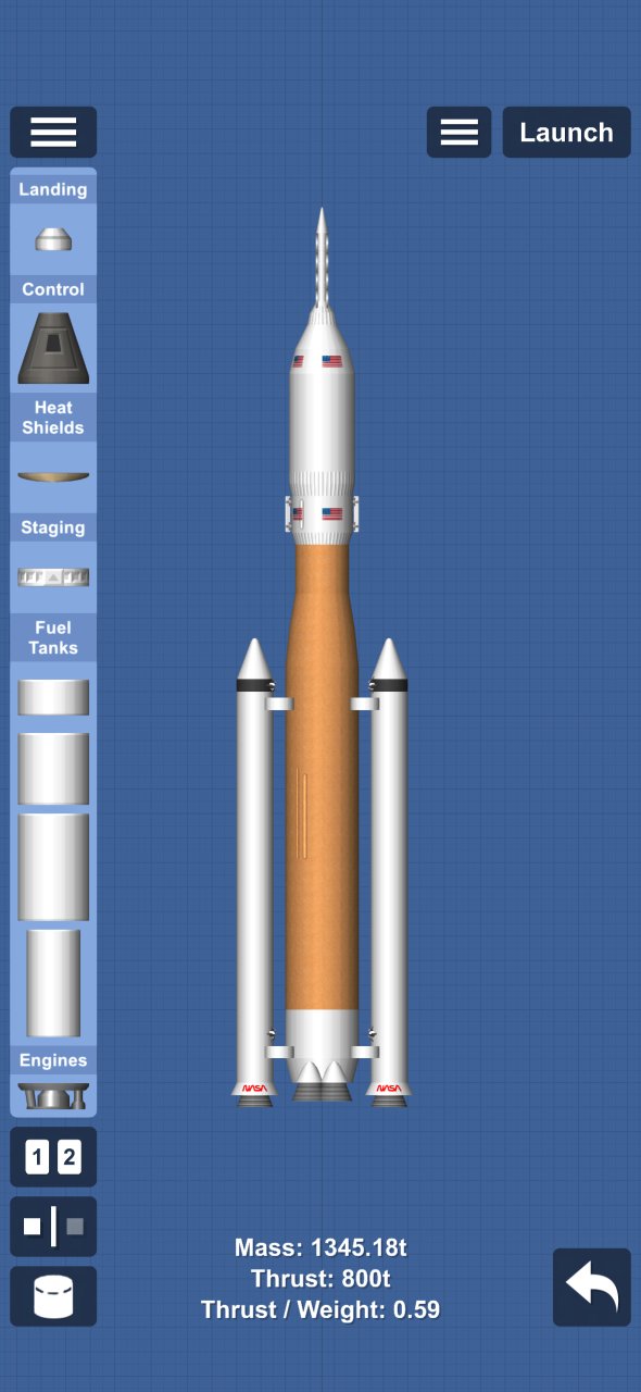 Artemis II Rocket Spaceflight Simulator