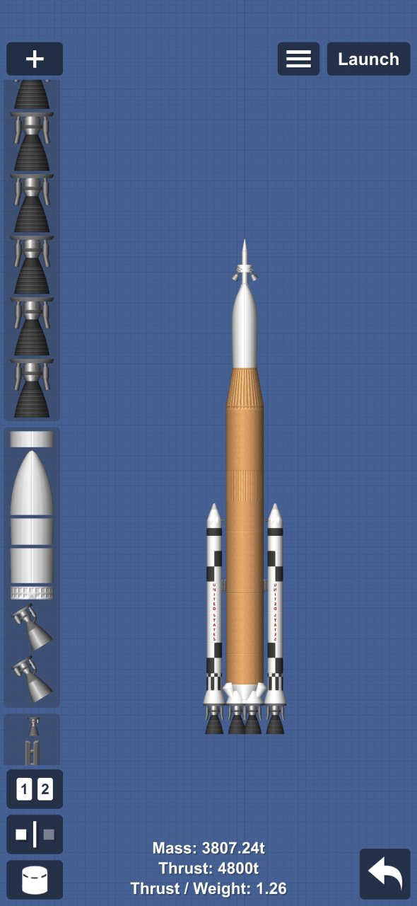 ARTEMIS II SLS Spaceflight Simulator