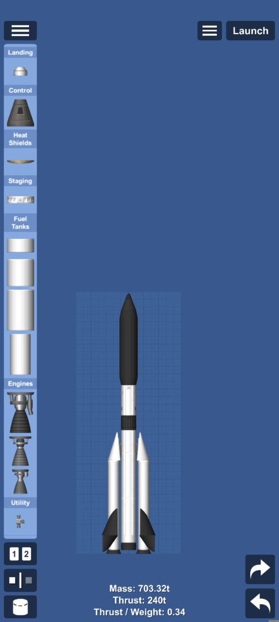 Atlantica-1 rocket Spaceflight Simulator