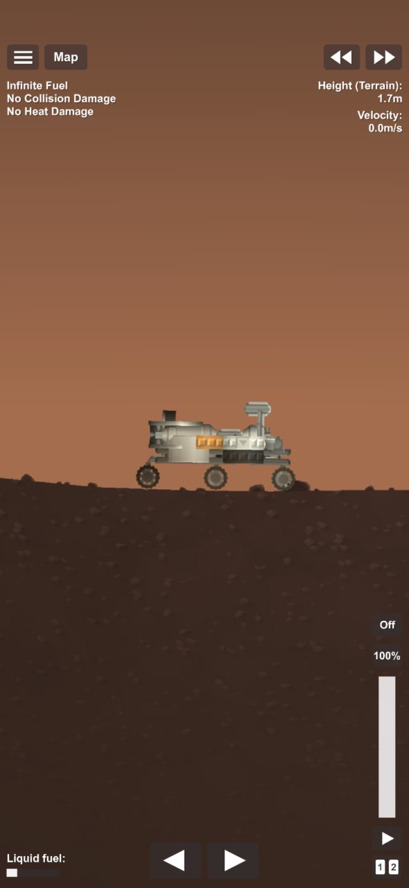 Atlas V and Perseverance Rover Spaceflight Simulator
