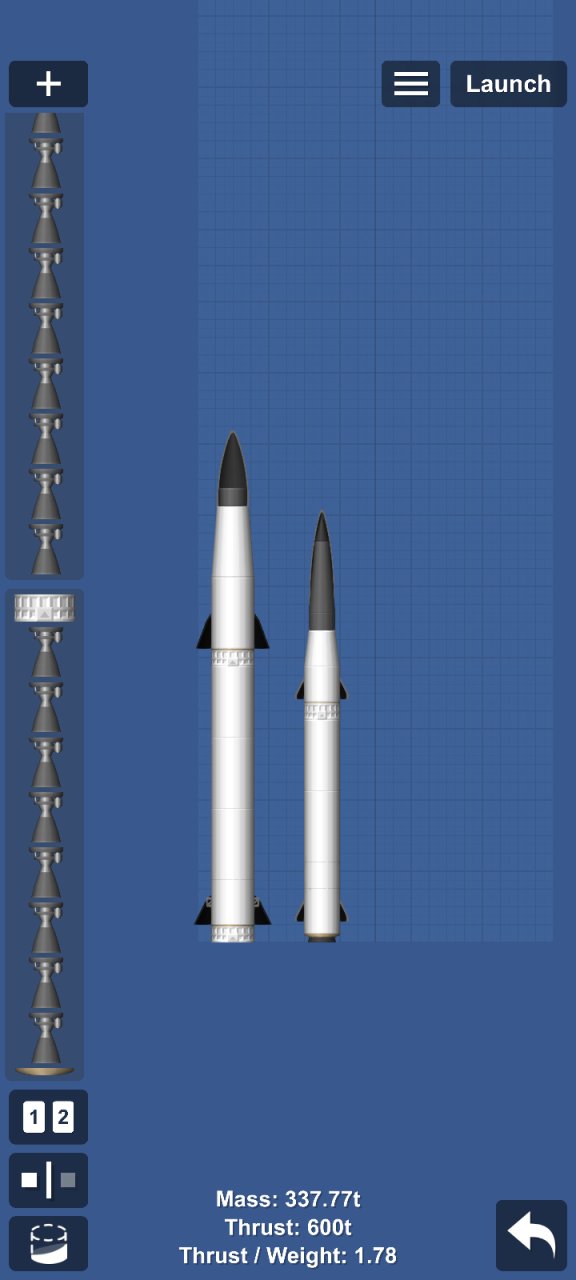 balastic missile (short range) Spaceflight Simulator