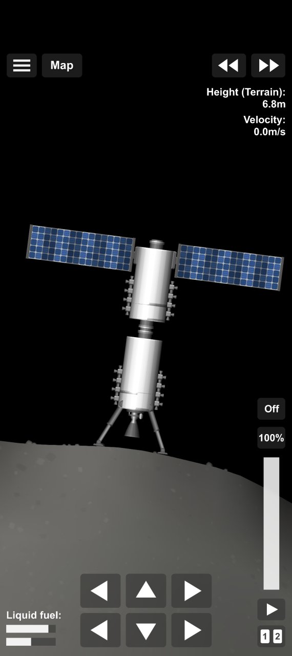 Base for captured asteroid Spaceflight Simulator
