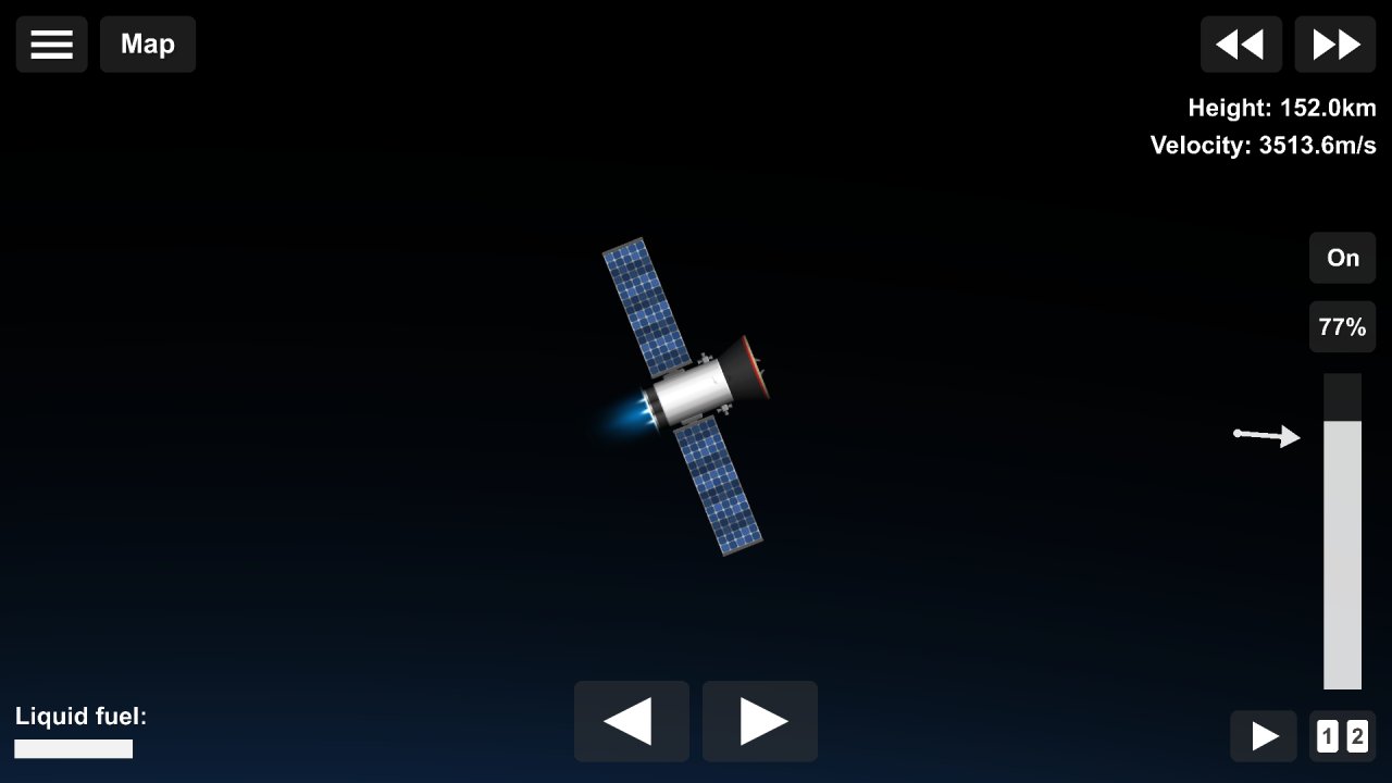 Basic Dish Satellite Spaceflight Simulator