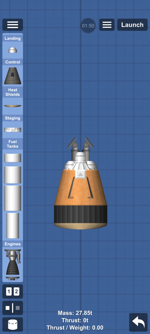 basic lander Spaceflight Simulator