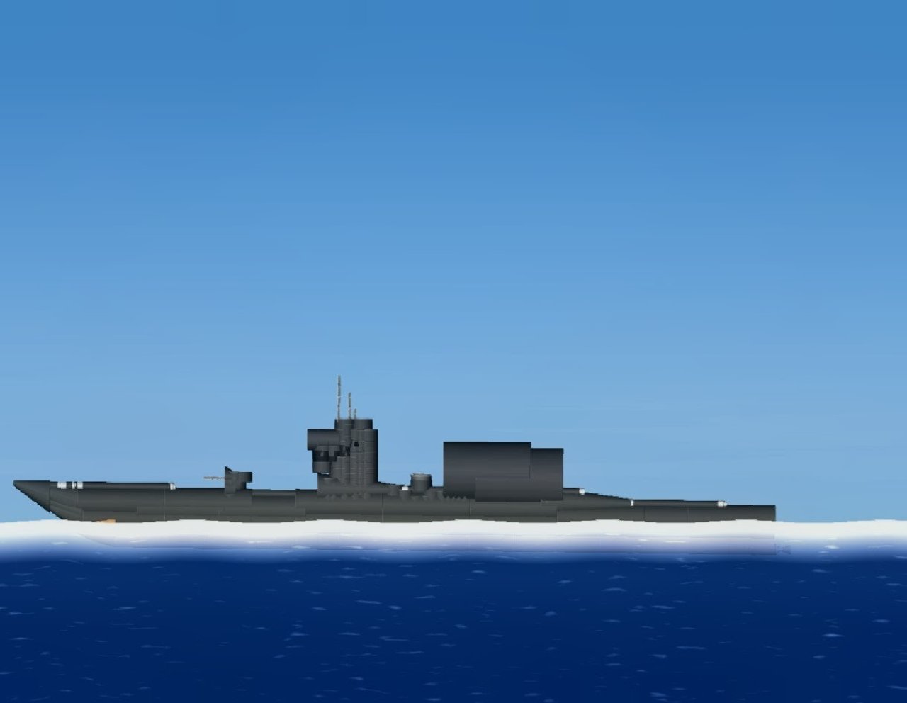 Battle cruiser Spaceflight Simulator