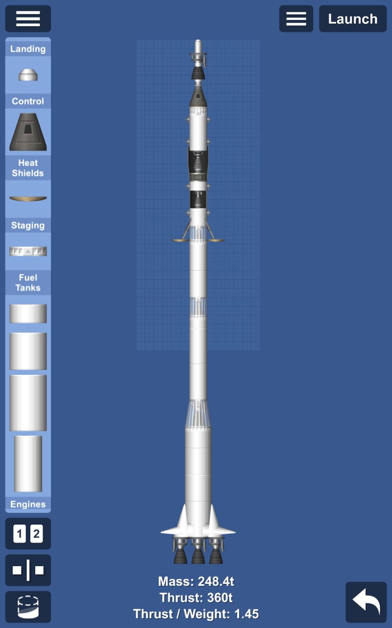 Better version of my Saturn V Spaceflight Simulator
