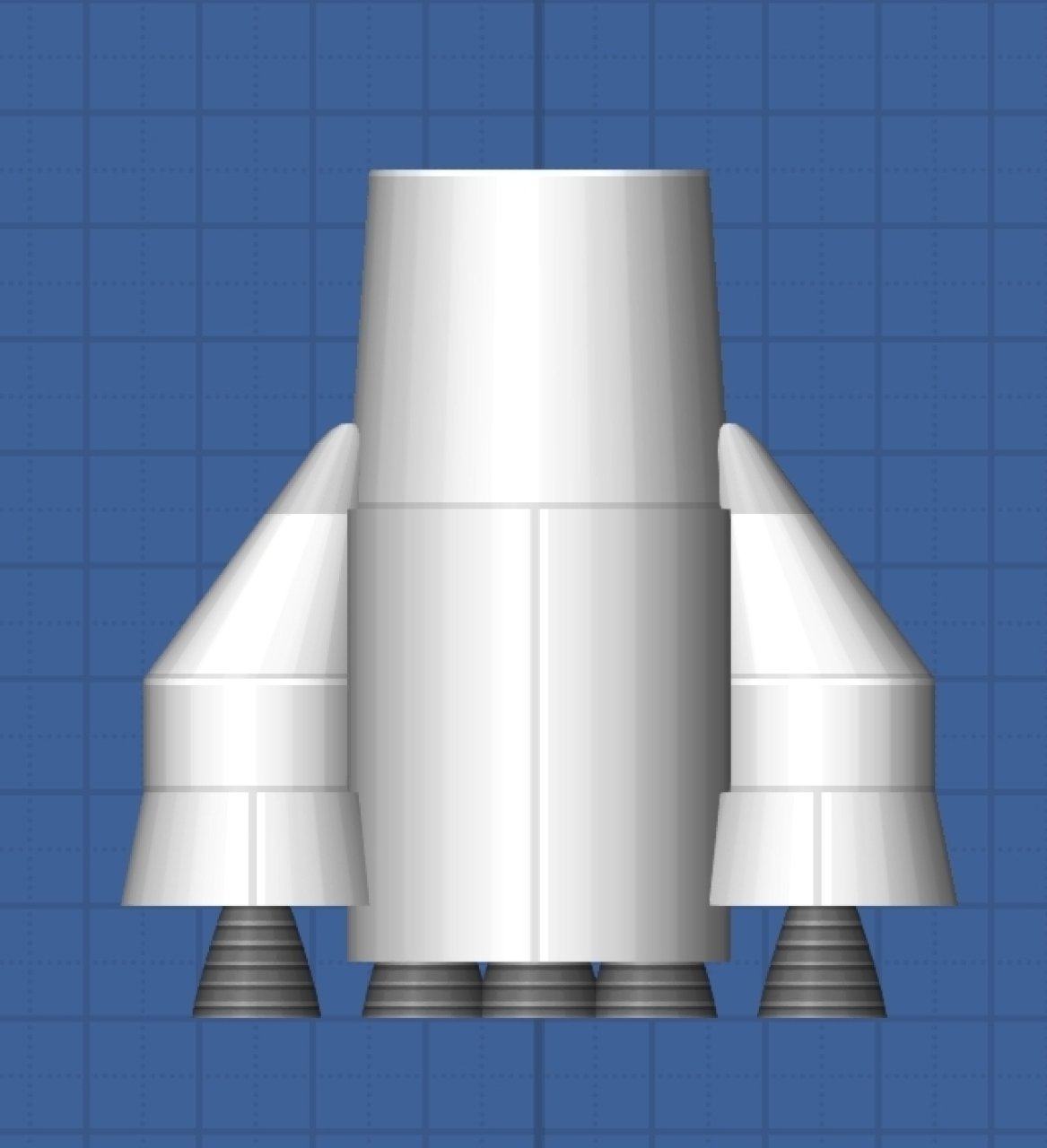 Big-Rocket Engine Spaceflight Simulator