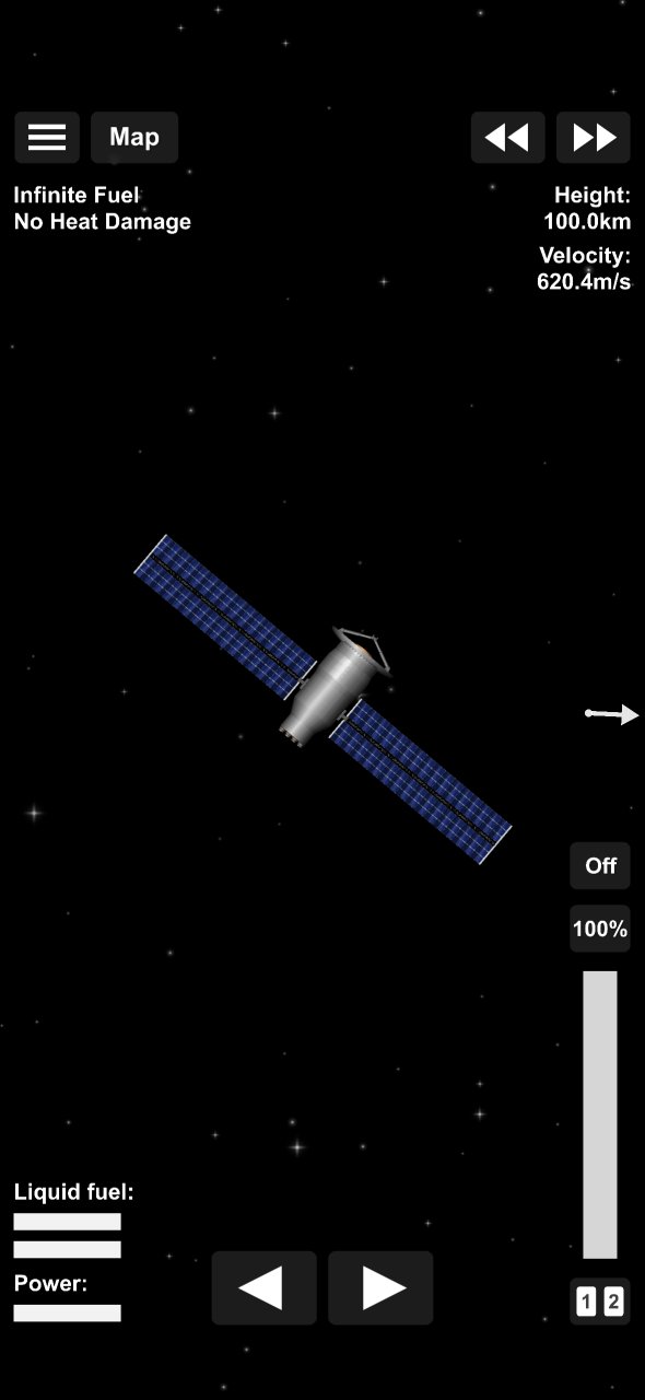 Big satellite Spaceflight Simulator