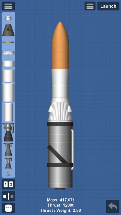 Black Arrow Blueprint for Spaceflight Simulator / SFS BP