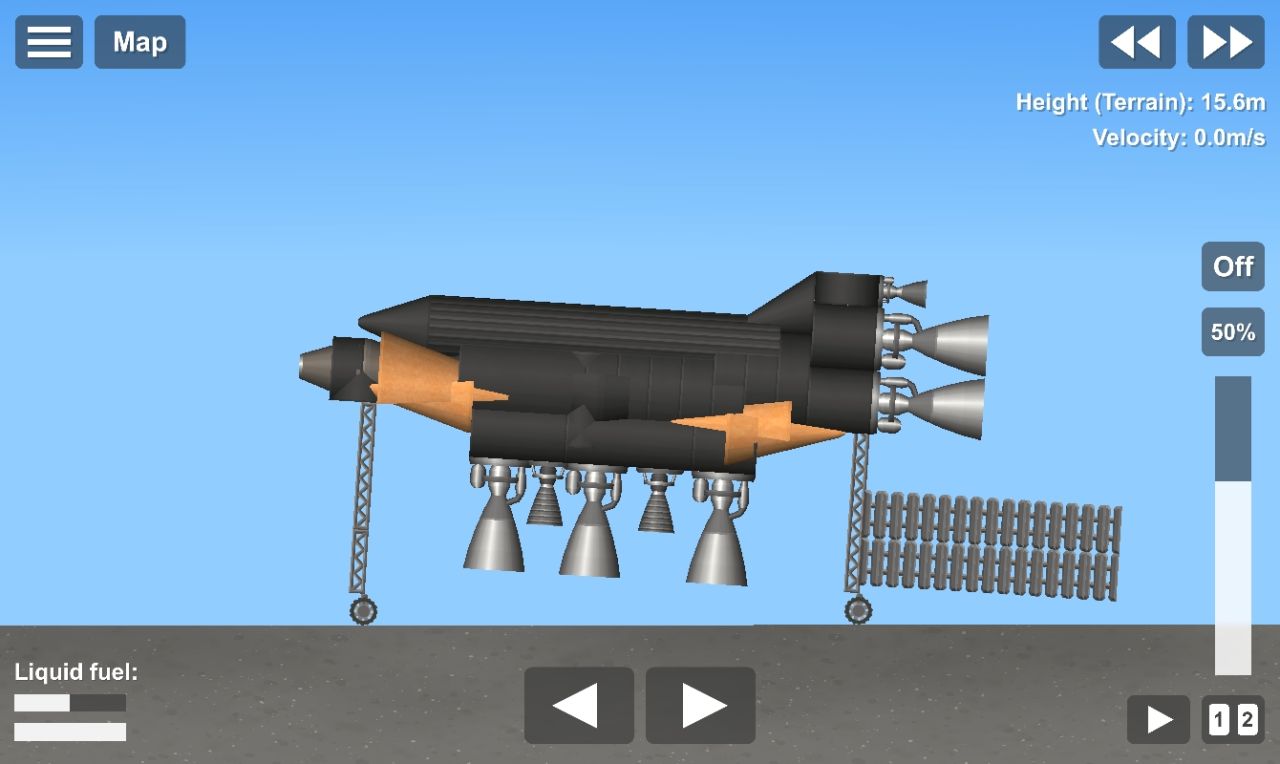 Black Falcon, air superiority Blueprint for Spaceflight Simulator / SFS BP