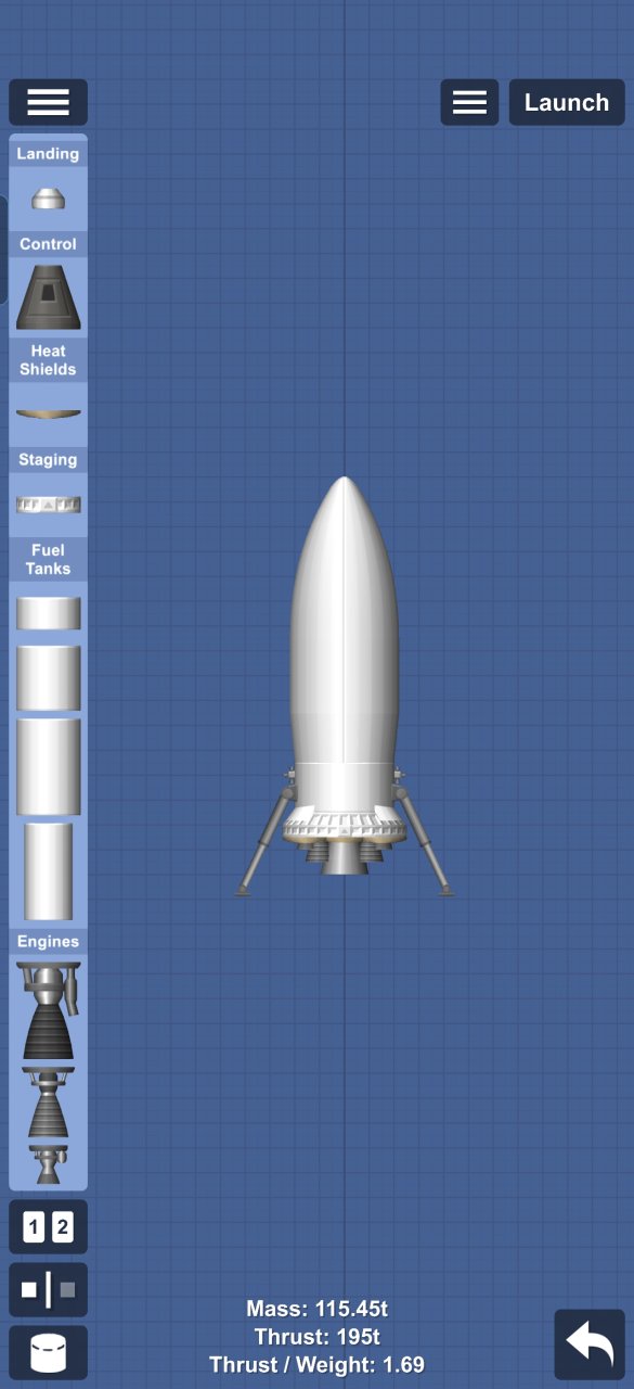 Blue Lander (Modules - Cargo) Spaceflight Simulator