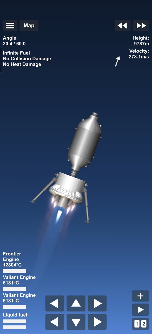 Blue Lander (Modules - Cargo) Spaceflight Simulator