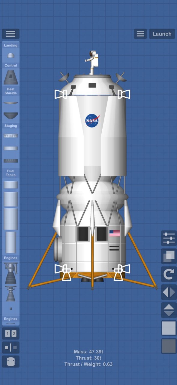 Blue Moon Spaceflight Simulator