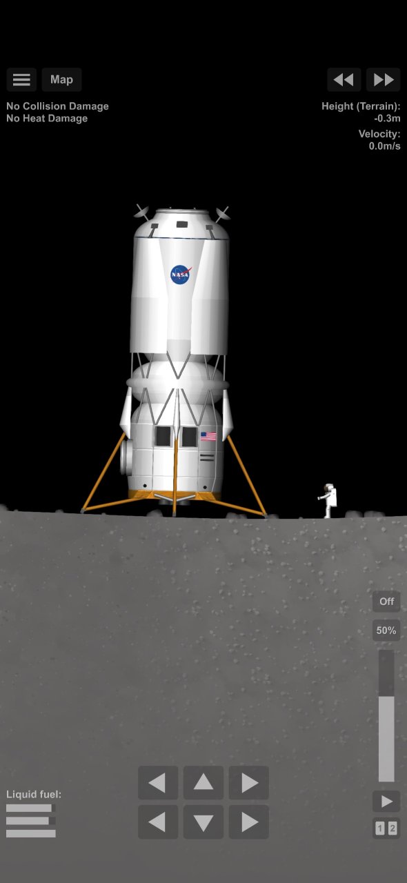 Blue Moon Spaceflight Simulator