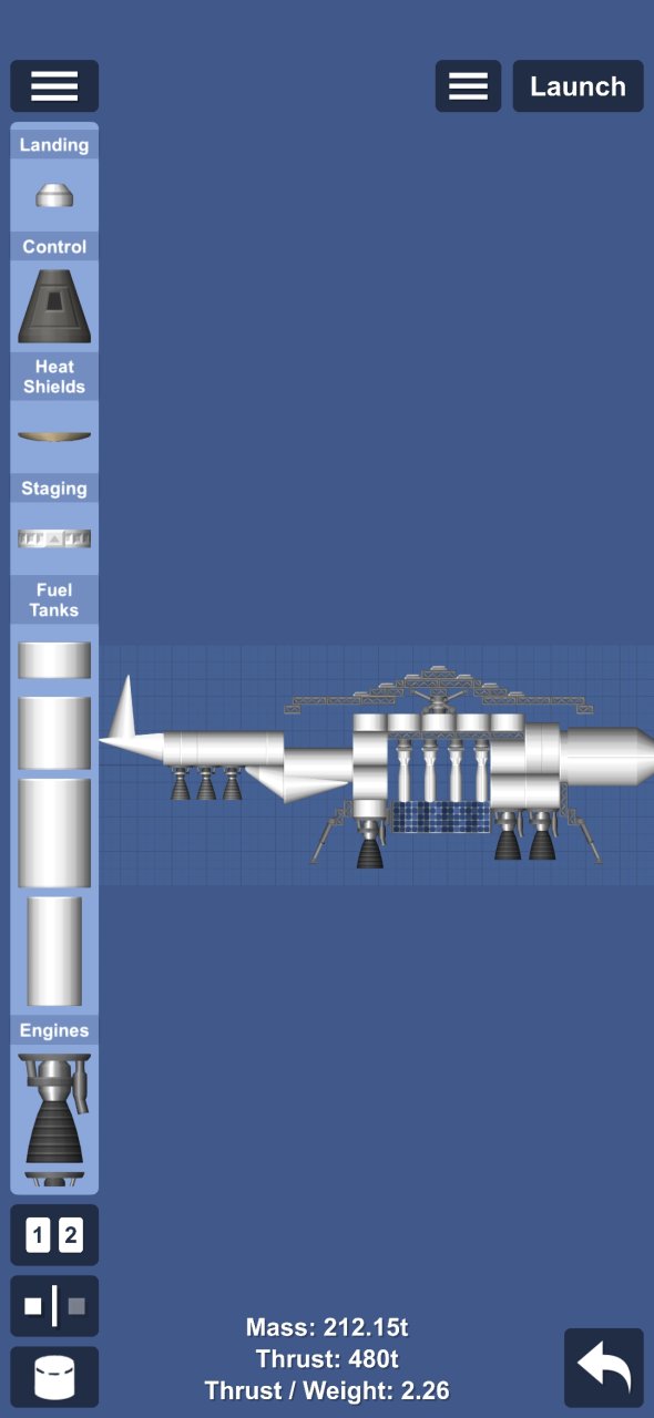 Bomber Helicopter for Spaceflight Simulator