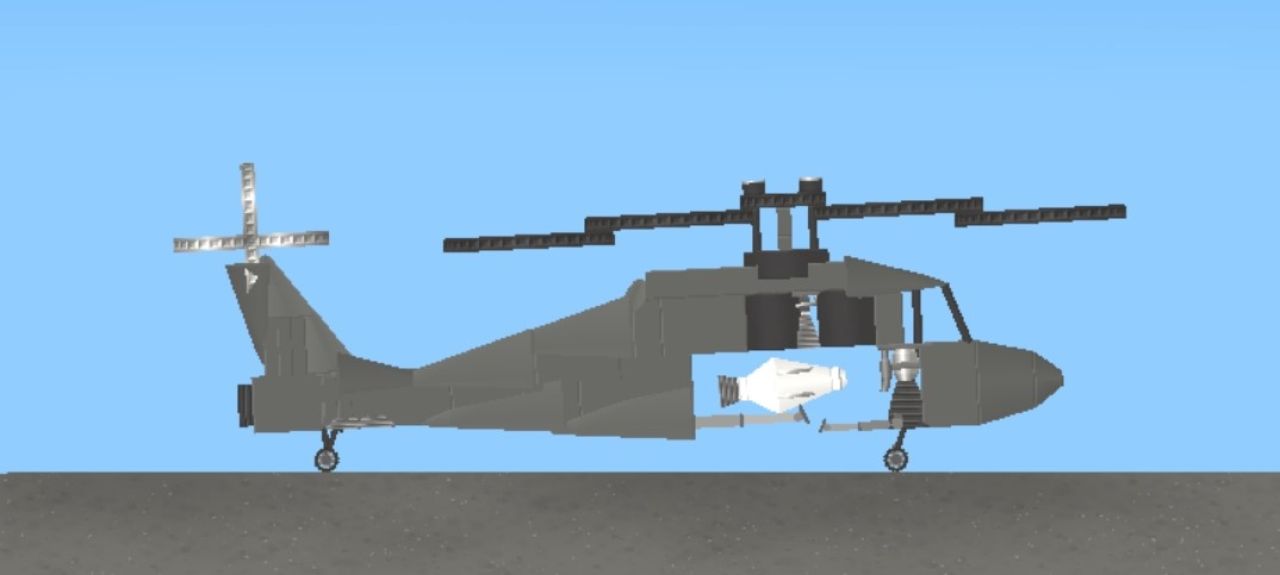 Bomber helicopter for Spaceflight Simulator • SFS UNIVERSE