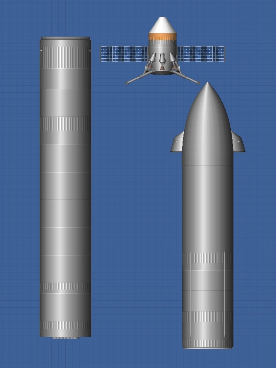 Brawslow U3 + lander Spaceflight Simulator