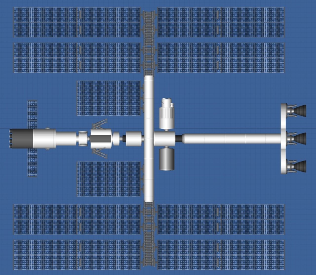 Station Blueprint for Spaceflight Simulator / SFS BP