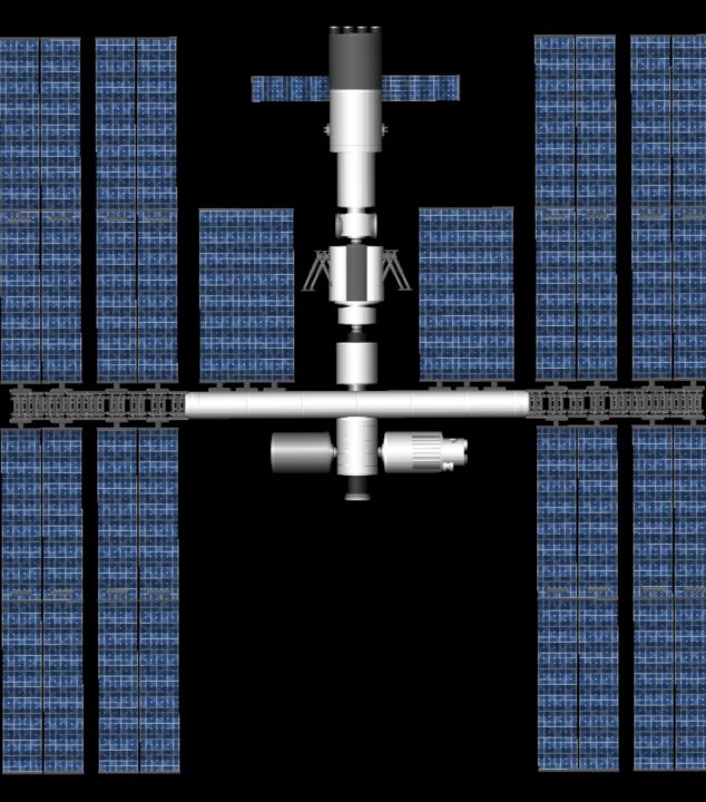 Budget ISS Blueprint for Spaceflight Simulator / SFS BP