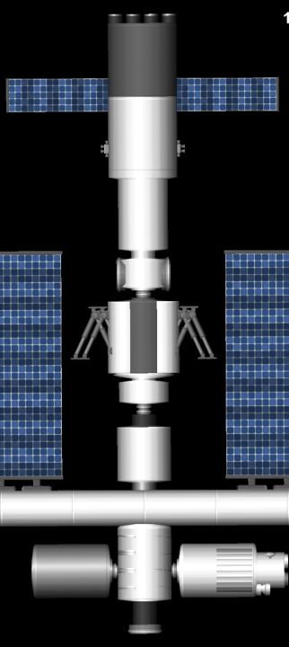 Budget ISS Blueprint for Spaceflight Simulator / SFS BP