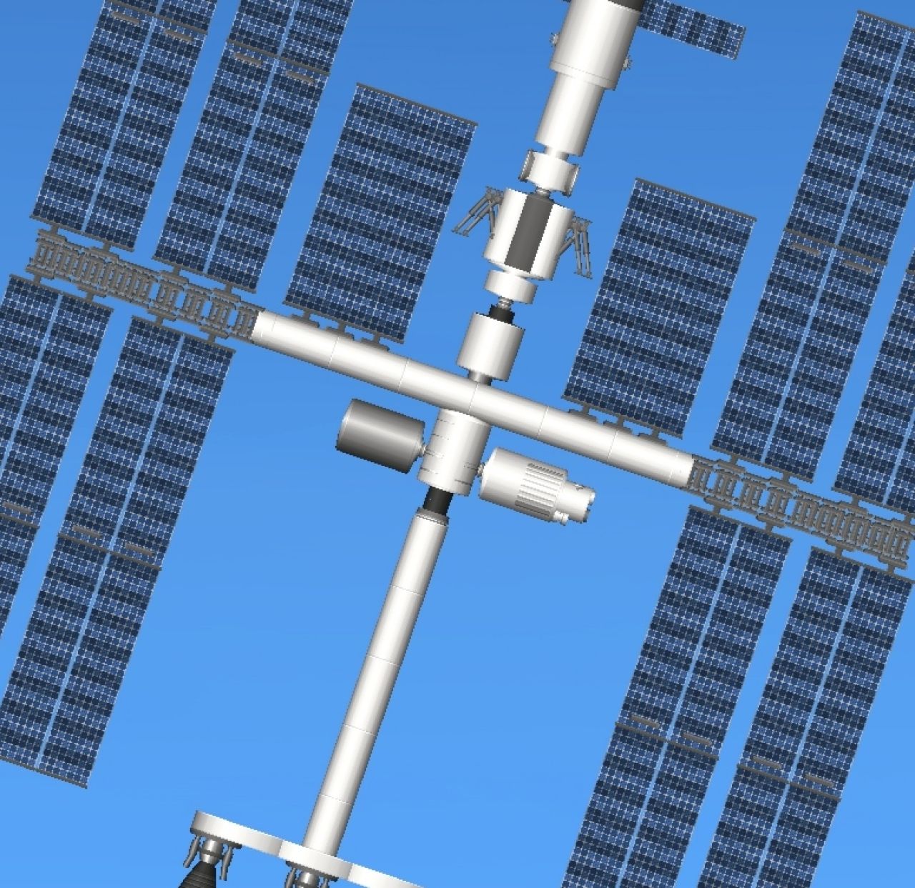 Budget ISS Blueprint for Spaceflight Simulator / SFS BP