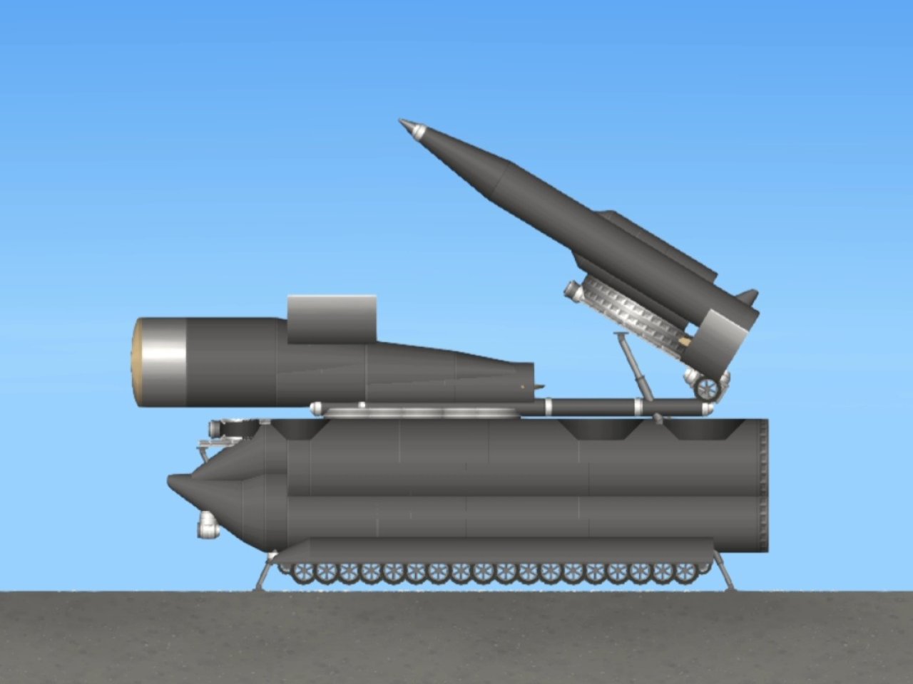BUK-M1 with 9M38M1 Spaceflight Simulator