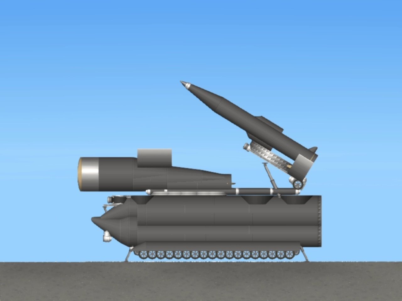 BUK-M2 with 9M317 for Spaceflight Simulator