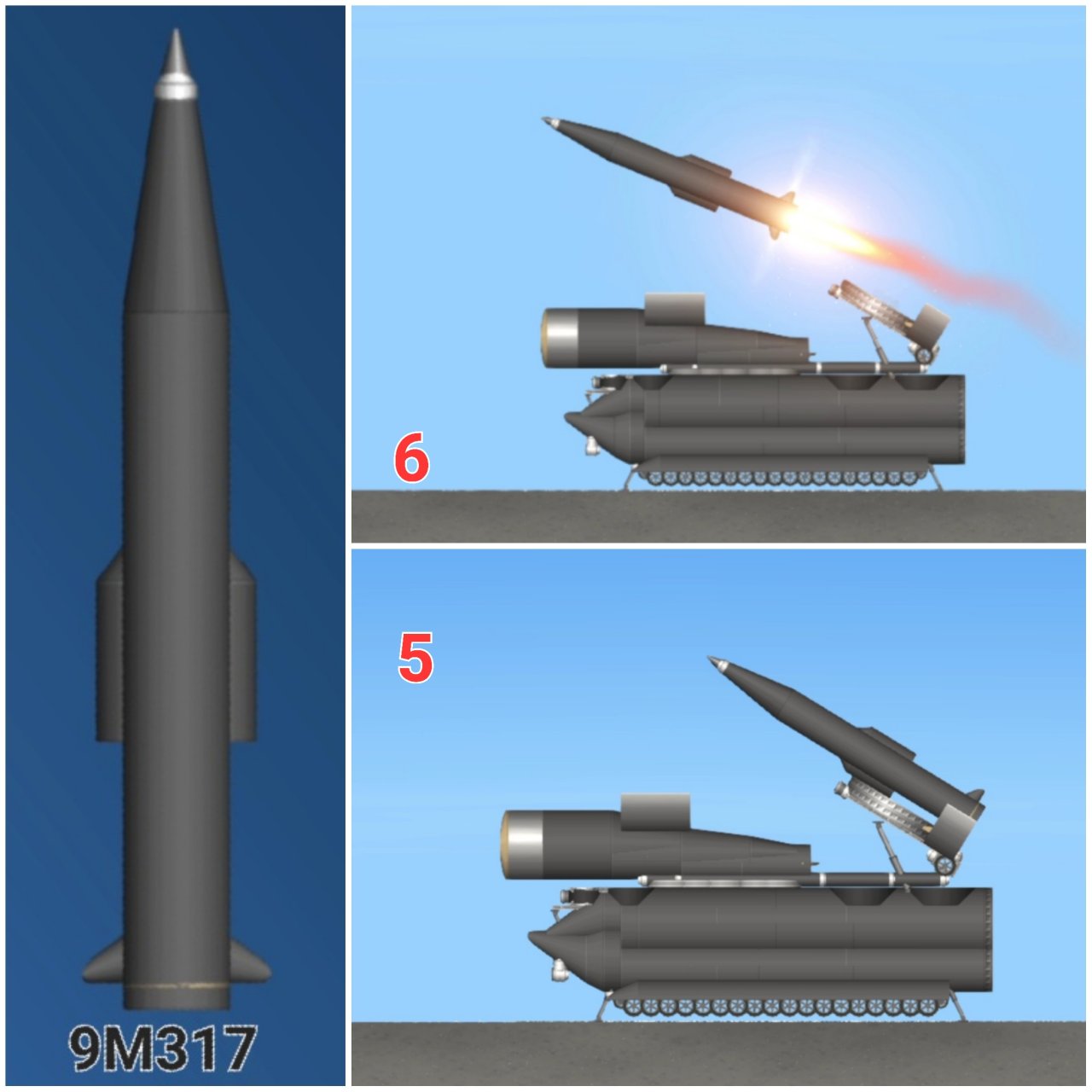 BUK-M2 with 9M317 Spaceflight Simulator