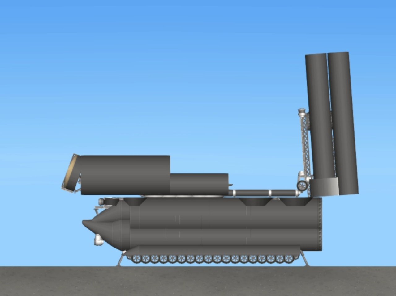 BUK-M3 with 9M317ME for Spaceflight Simulator
