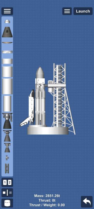 Buran Energia (better version) Blueprint for Spaceflight Simulator / SFS BP