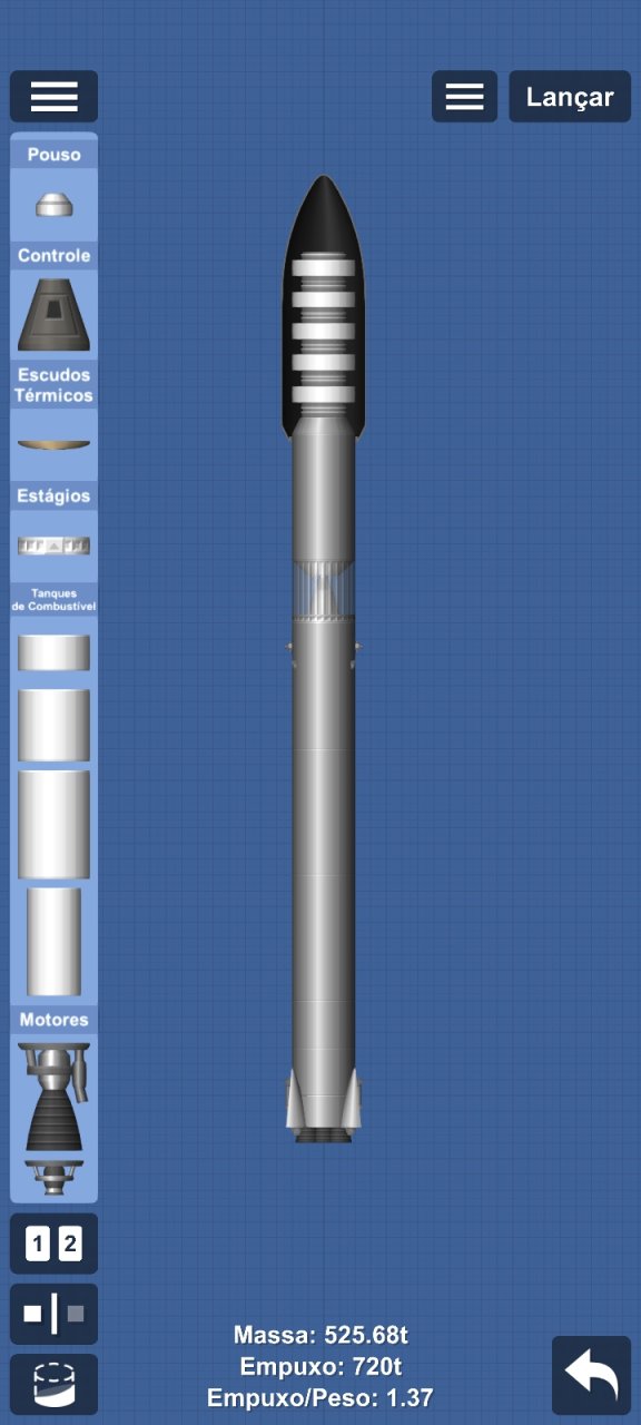 BZ-1 lightweight launcher Spaceflight Simulator