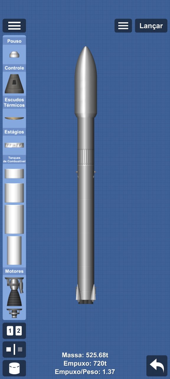 BZ-1 lightweight launcher Spaceflight Simulator