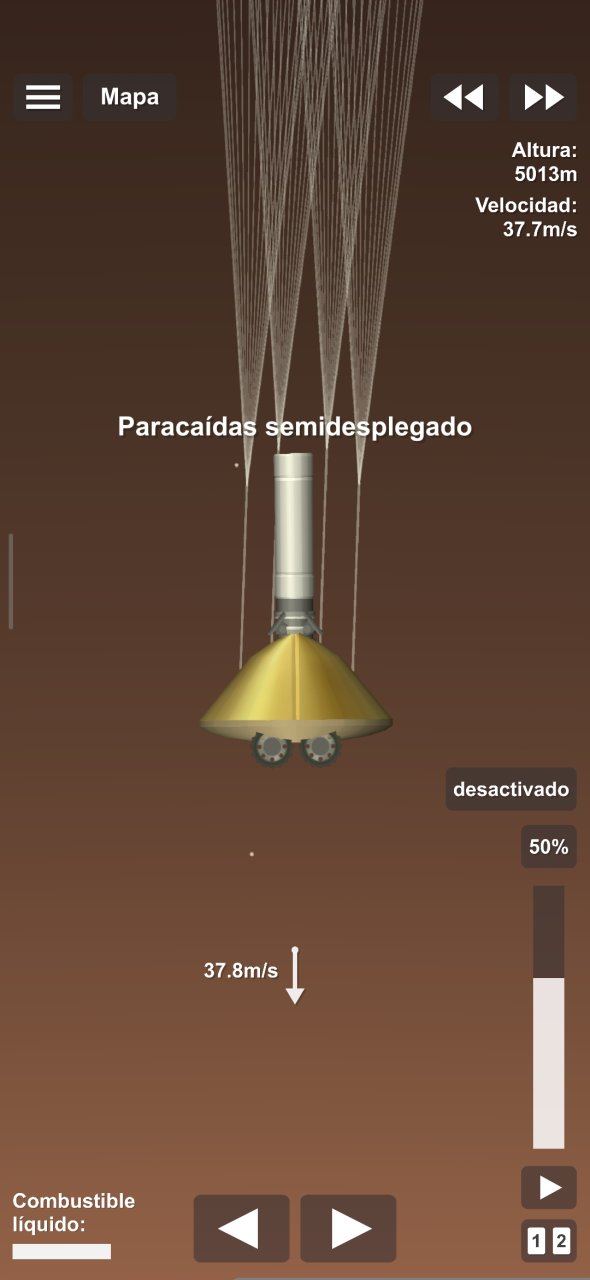 Cápsula dorada Spaceflight Simulator
