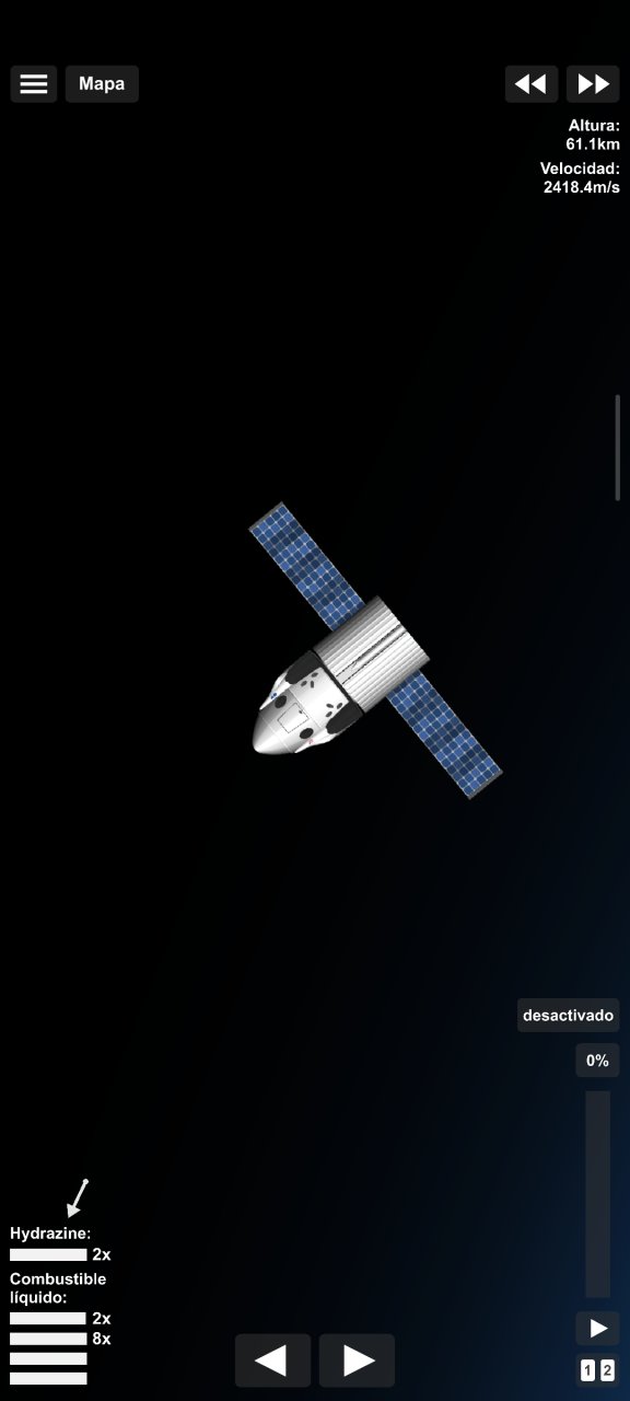 Cápsula dragon. Spaceflight Simulator