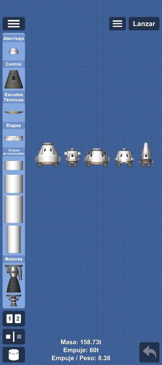 Cápsulas for Spaceflight Simulator